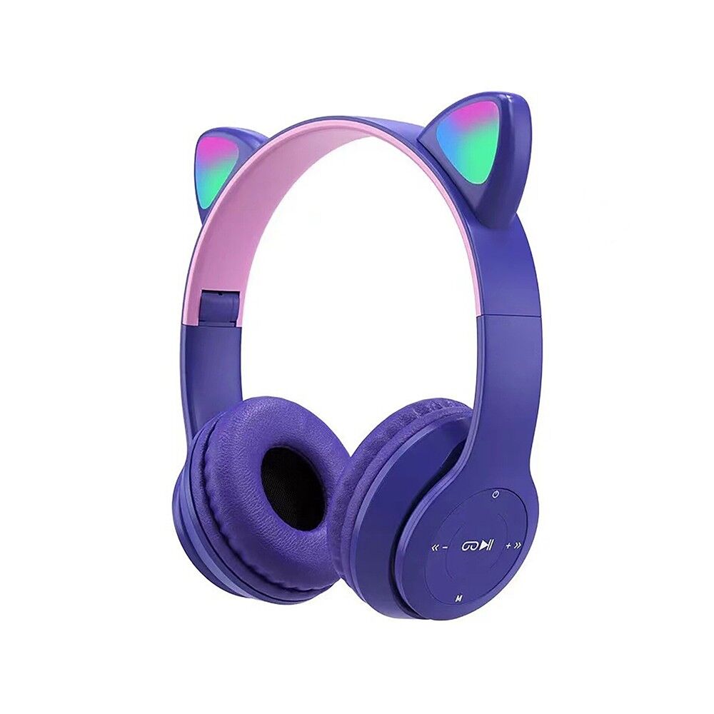 Cat Ear Headphones with LED for Girls 2 headphone